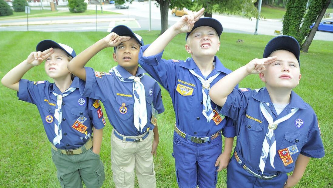Wolves and Bears cub scouts